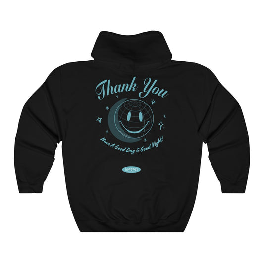 Smiley Face Hoodie - Black