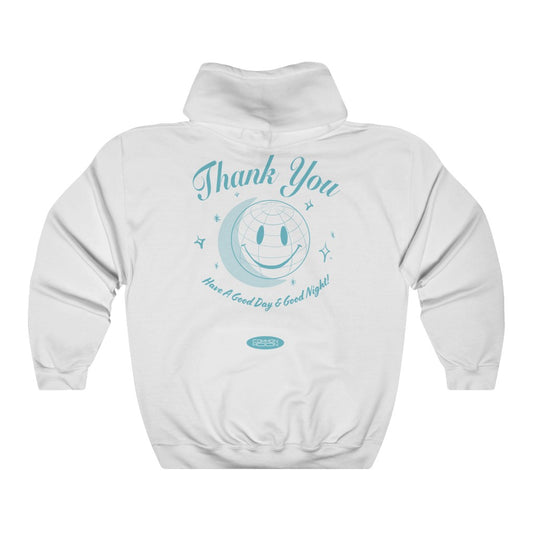 Smiley Face Hoodie - White