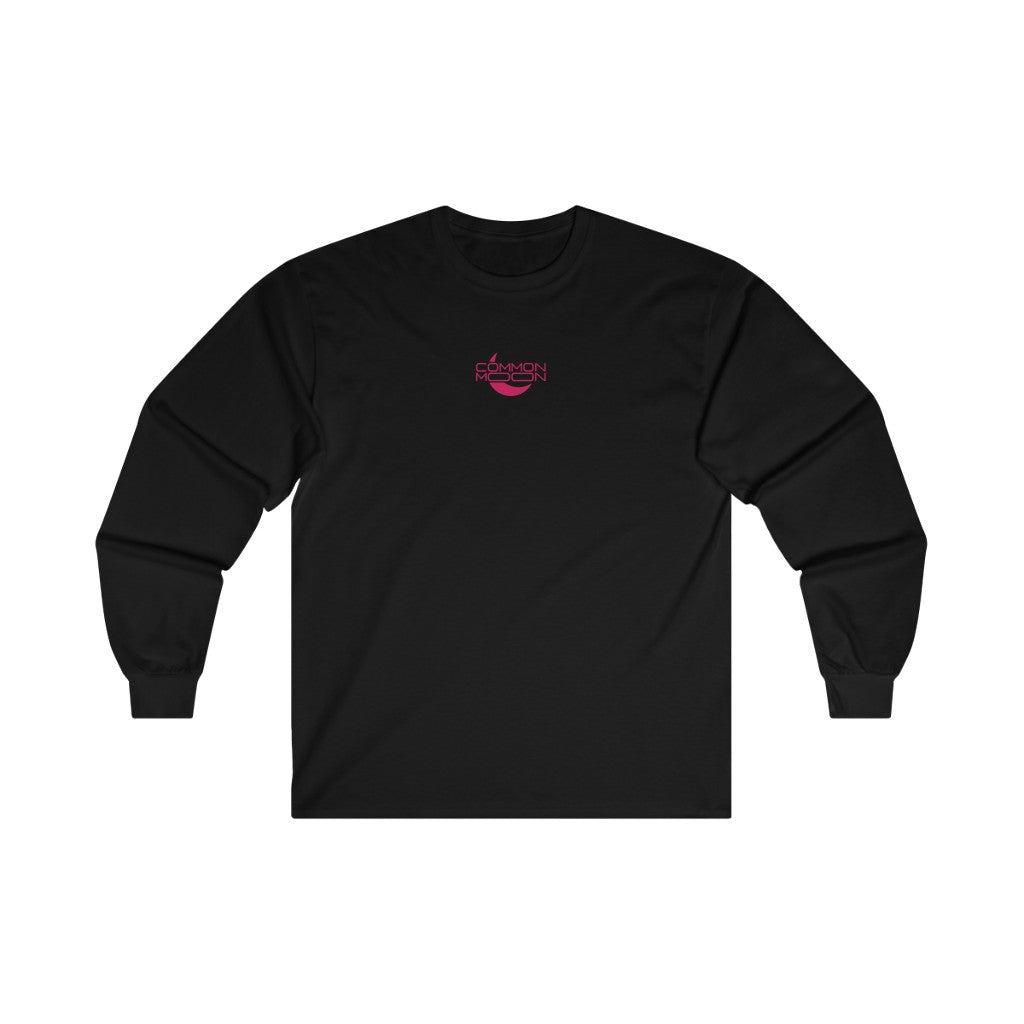 Thank You Long Sleeve - Black/Rose
