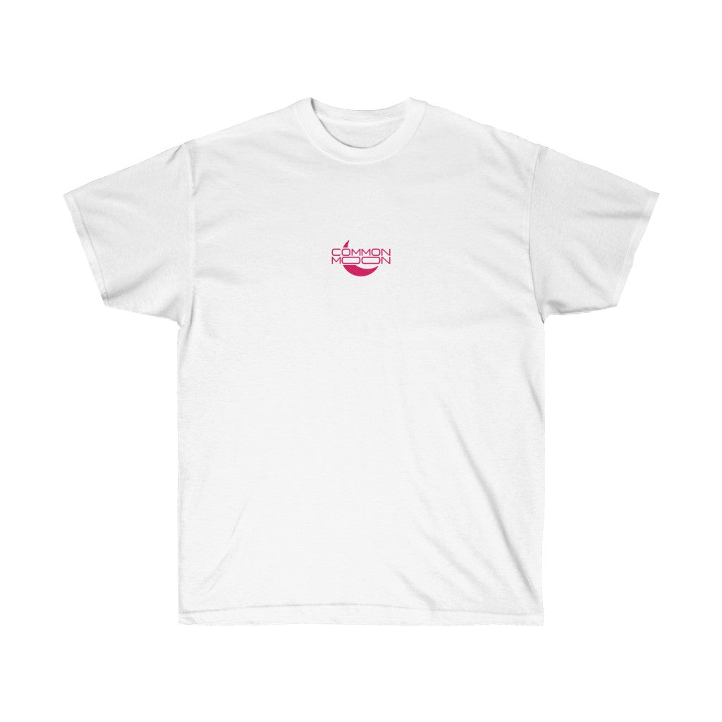 Thank You T-Shirt - White/Rose