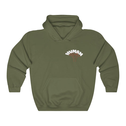 Family Tree Hoodie - Military Green