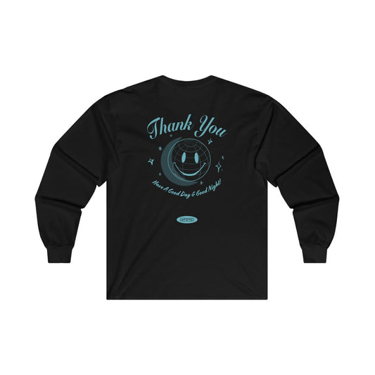 Smiley Face Long Sleeve - Black