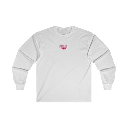 Thank You Long Sleeve - White/Rose