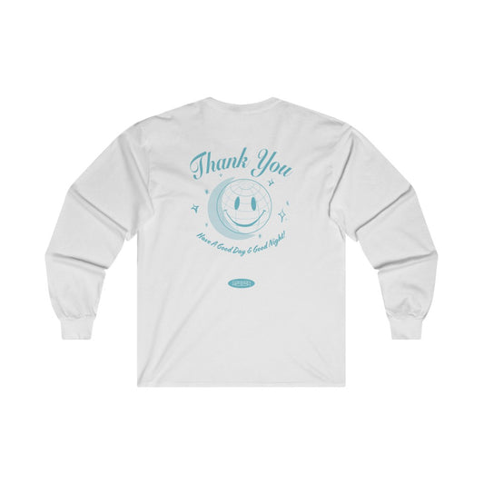Smiley Face Long Sleeve - White