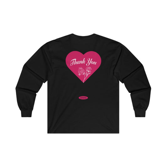 Thank You Rose Long Sleeve - Black