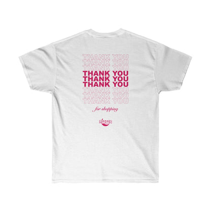 Thank You T-Shirt - White/Rose