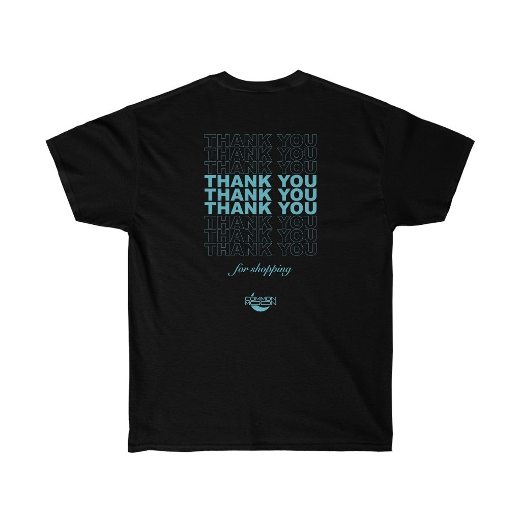Thank You T-Shirt - Black/Blue